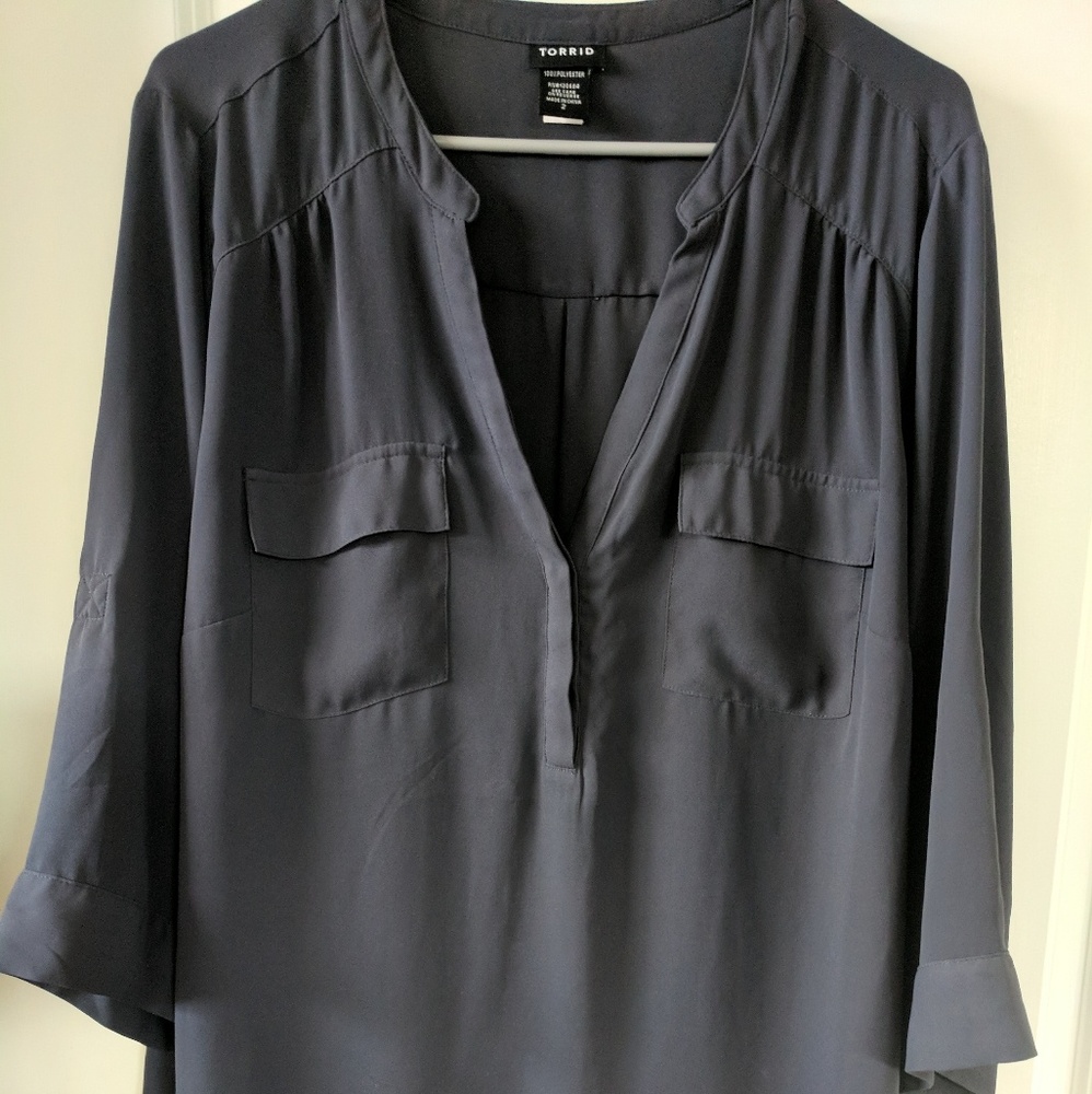 Harper-Georgette Pullover blouse
